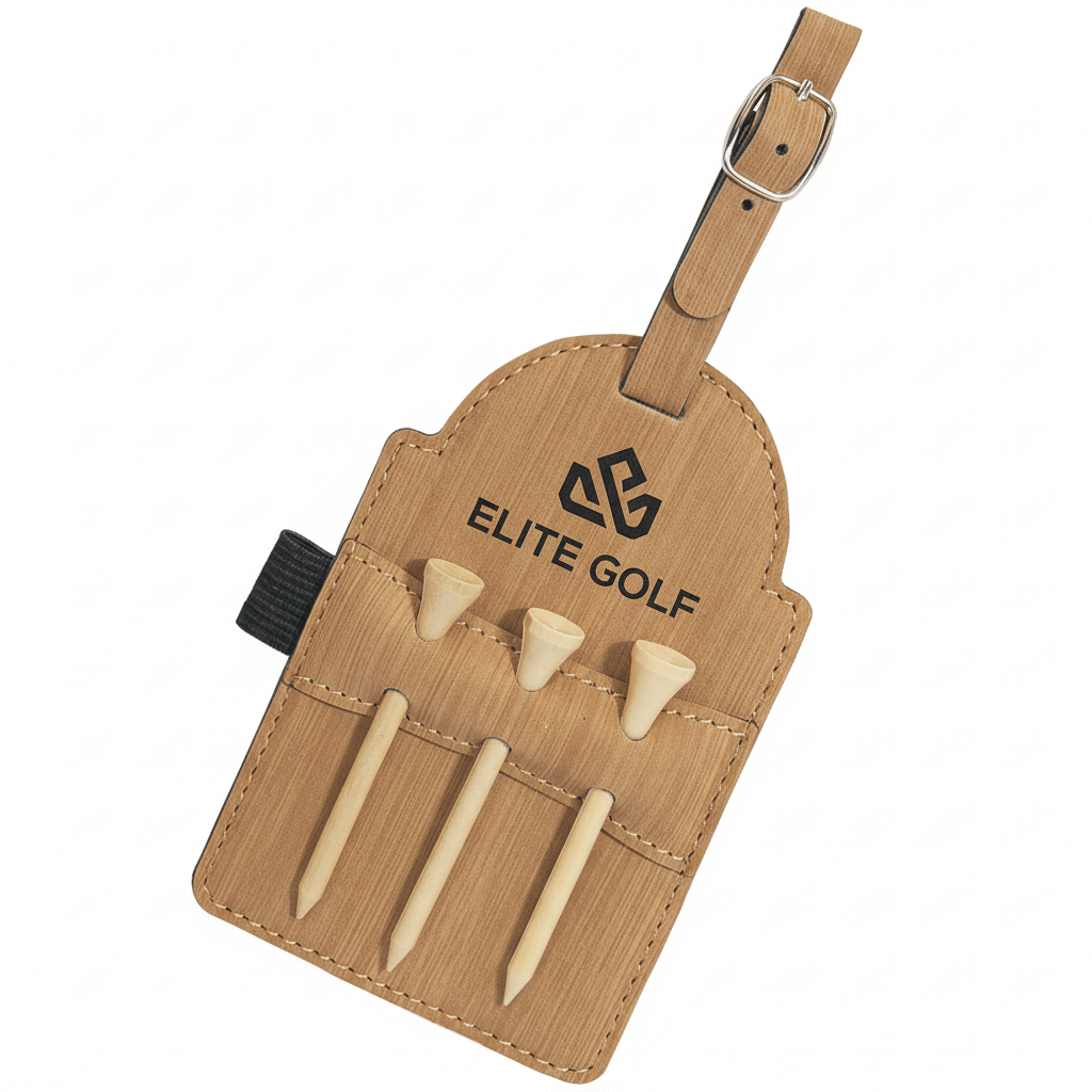 Premium Personalised Leather Golf Bag Tag